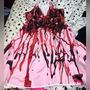 Blackmilk Bloody Prom Queen Marilyn Longline Dress